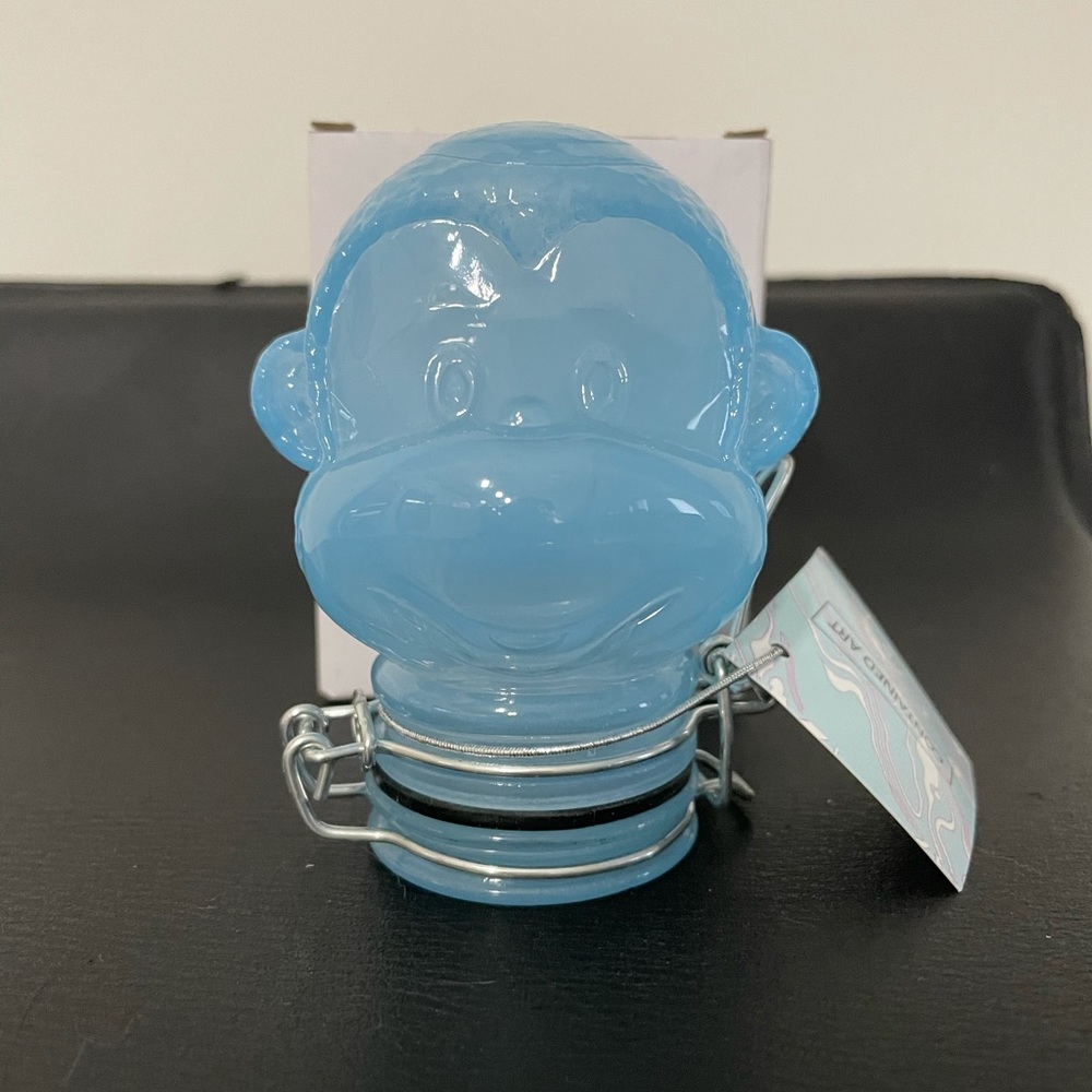Contained Art Monkey 100 ML Light Blue Container